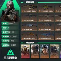 【热门红皮号+多刀皮号-蚀金玫瑰+影锋+黑海+北极星+飞虎/高额资产379M】【北极星.怜悯.黑海.蚀金玫瑰.水墨云图.黑天际线】 【Q区三端互通】【无二次】z6204-特勤处：仓库9级/靶场7级/训练中心7级-总资产379.1m-哈夫币116m-烽火等级：60级 【干员外观】：红狼-蚀金玫瑰，威龙-壮志凌云，威龙-飞虎，无名-夜鹰，蜂医-黑鹰坠落 【近战皮肤】：近战-影锋，近战-黑海
