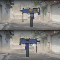 【STEAM】-国服-完美平台-Csgo2-游戏装备交易-MAC-10（纪念品） | 紫青之色 (战痕累累)