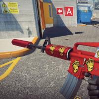 【STEAM】-国服-完美平台-Csgo2-游戏装备交易-M4A1消音版 | 赤红新星 (崭新出厂)
