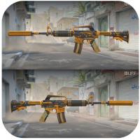  【STEAM】-国服-完美平台-Csgo2-游戏装备交易-M4A1消音版 | 金蛇缠绕 (略有磨损)