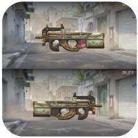 【STEAM】-国服-完美平台-Csgo2-游戏装备交易-P90 | 疾袭圣甲虫 (略有磨损)