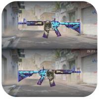 【STEAM】-国服-完美平台-Csgo2-游戏装备交易-M4A4 | 死寂空间 (略有磨损)